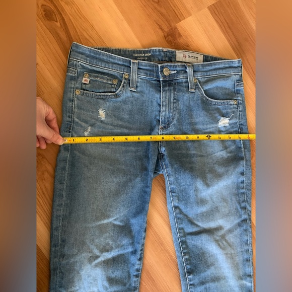 AG Adriano Goldschmied Stilt Crop Cigarette Crop Size 26. Super soft! - Picture 8 of 12